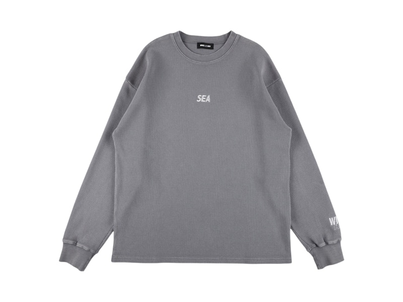 Wind and Sea Heavy Waffle LS Tee Gray - US