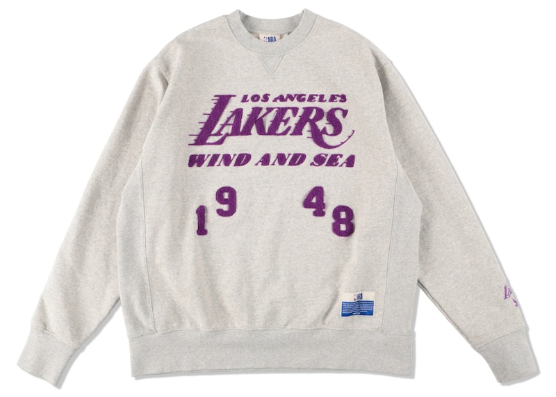 L】Wind and Sea x NBA LAKERS Crew Neck | eclipseseal.com