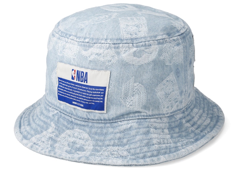 Wind and Sea NBA Denim Hat Blue 男士- SS23 - TW