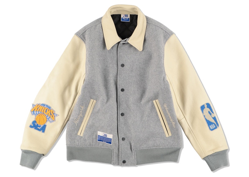 S wind and sea nba varsity jacket boston柄デザイン刺繍