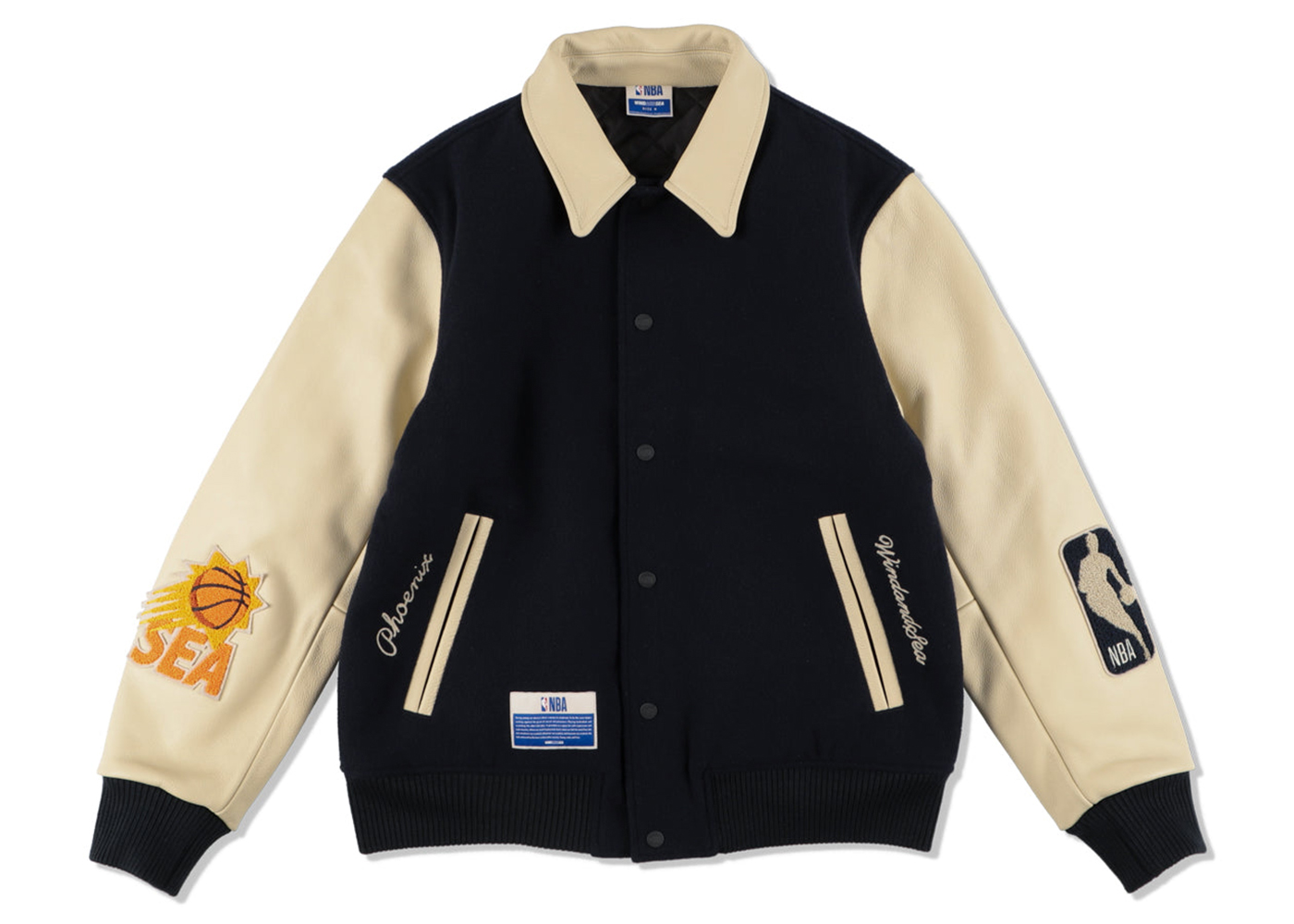 Wind and Sea NBA Leather Melton Jacket Jacket Phoenix Suns - SS23 