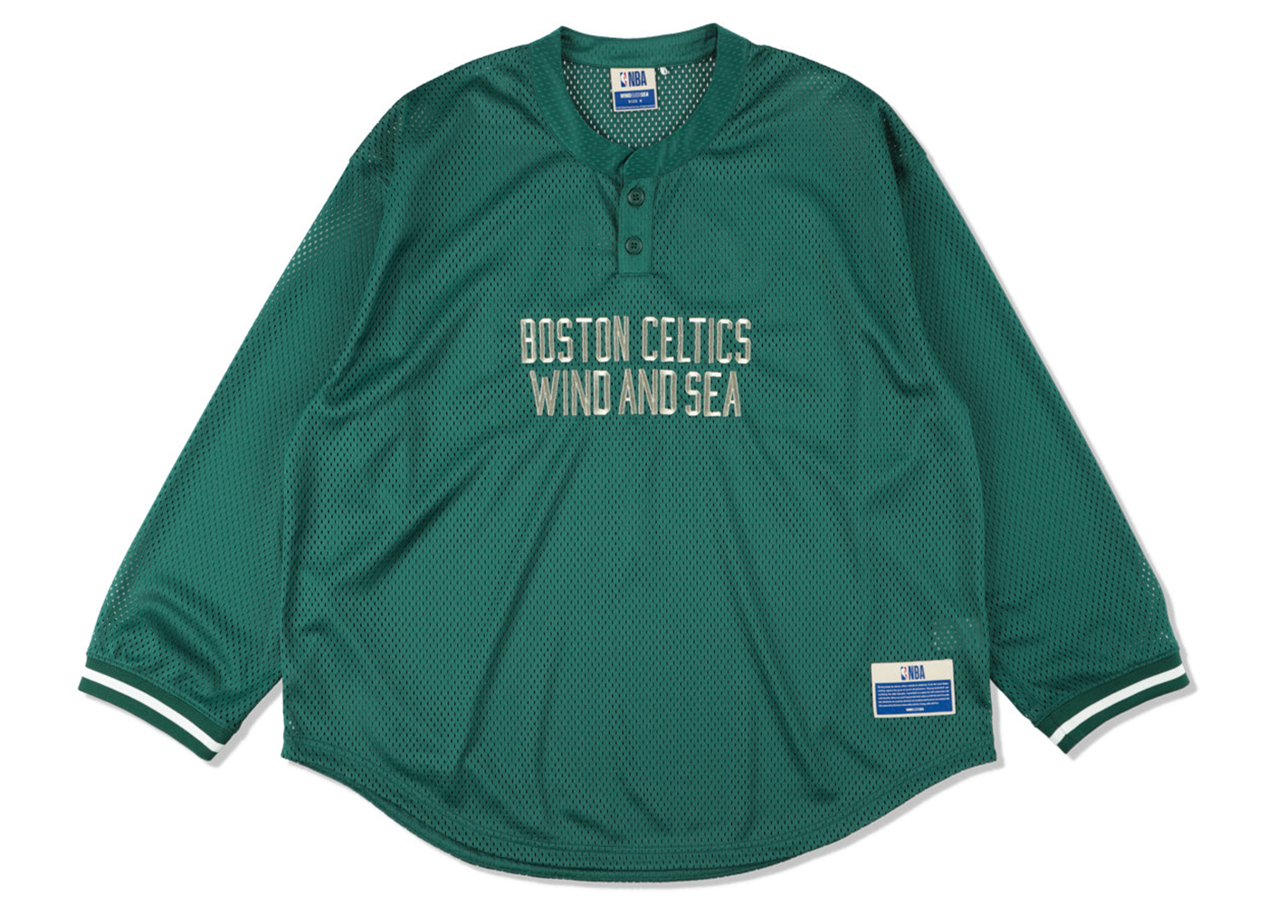 Wind and Sea NBA Mesh Long Sleeve Top Boston Celtics Men's - SS23 - US