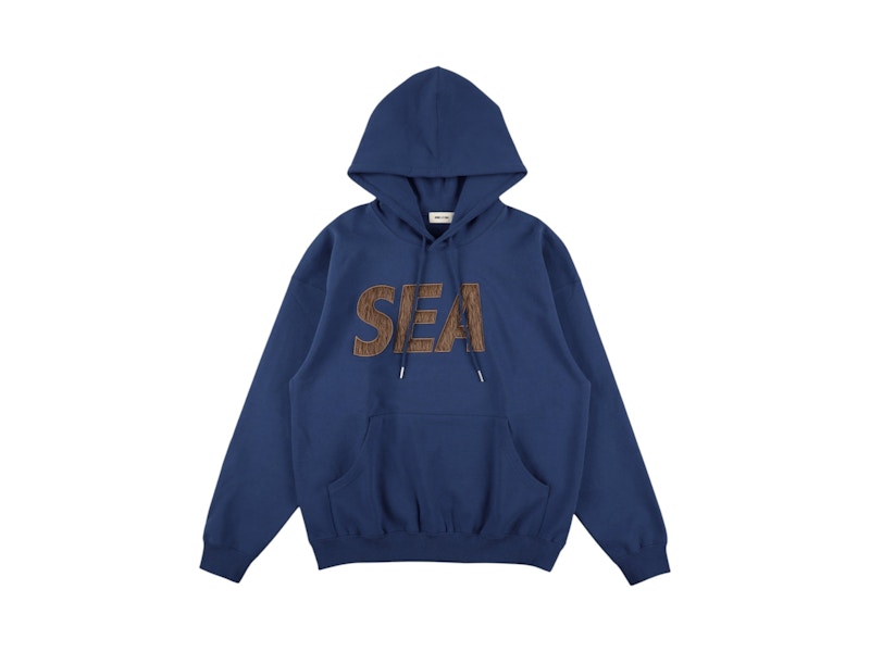 トップス WIND AND SEA Sulfer Hoodie Navy L Wind and Sea OG Sea Logo Hoodie Sweatshirt Navy - US