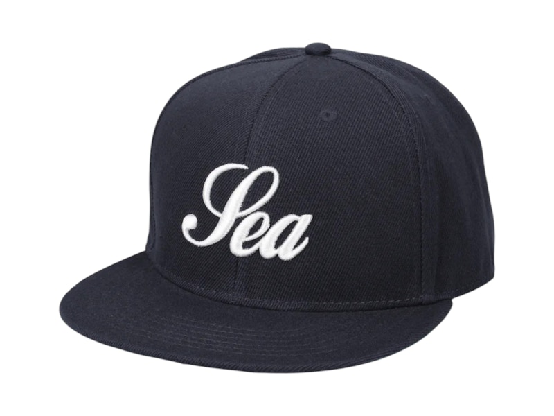 Wind and Sea Script Cap Navy