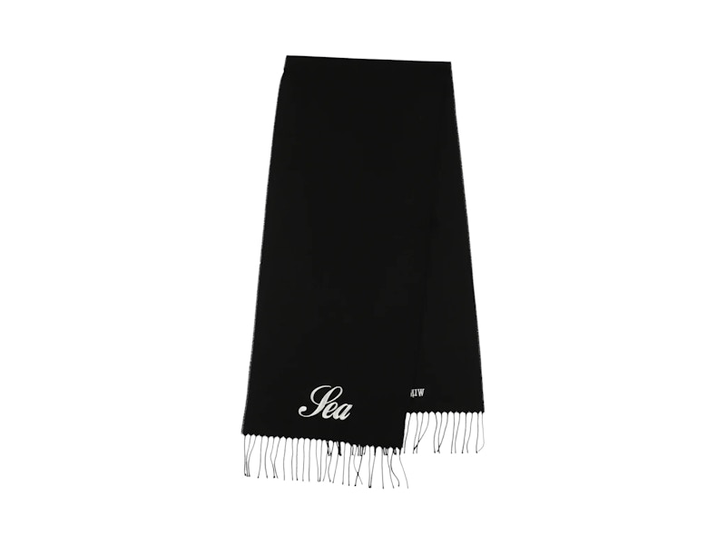 Wind and Sea Script Mufller Black