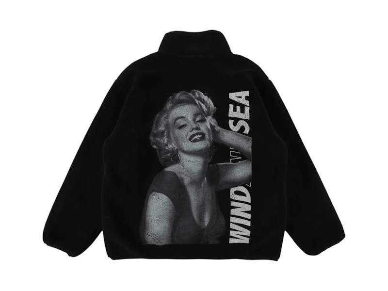 Wind and Sea x Marilyn Monroe Boa Jacket Black - US