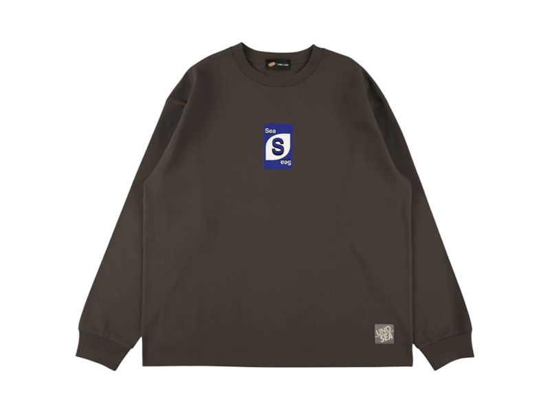 Wind and Sea x UNO LS Tee Black Men's - US