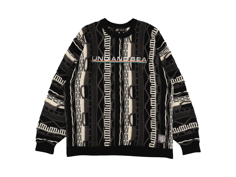 Wind and Sea x UNO Multi Striped Kit Sweater Black Men's - US