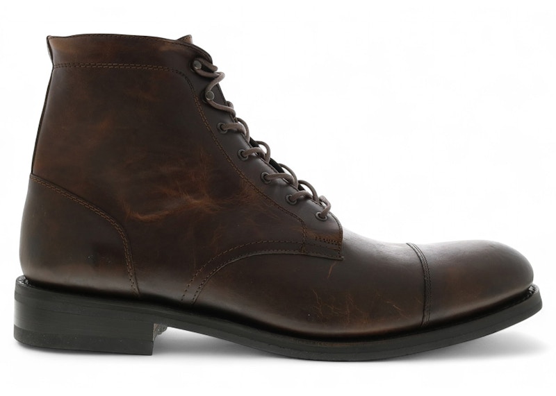 Wolverine BLVD Cap-Toe Leather Boot Brown