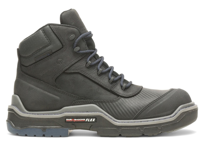 Pre-owned Wolverine Men's  Raider Durashocks Shield Carbonmax 6" Boots Sneakers In Black