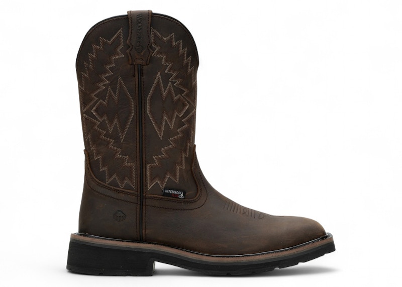 Wolverine Rancher Arrow Waterproof Steel Toe Boot Brown