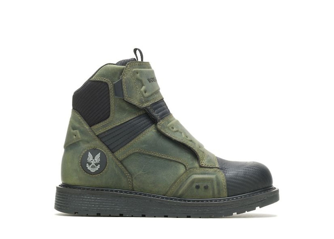 Pre-owned Wolverine The Master Chief Boot Halo In Olive/black
