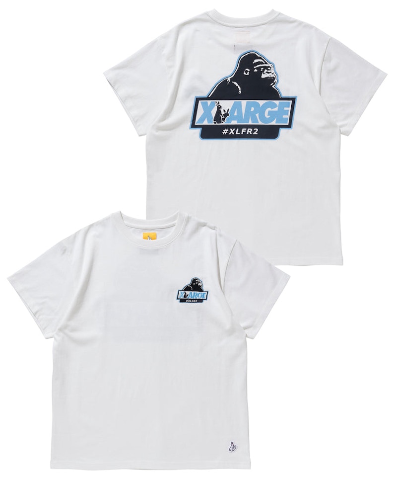 XLARGE x FR2 OG Logo T-Shirt White 男士- FW22 - TW