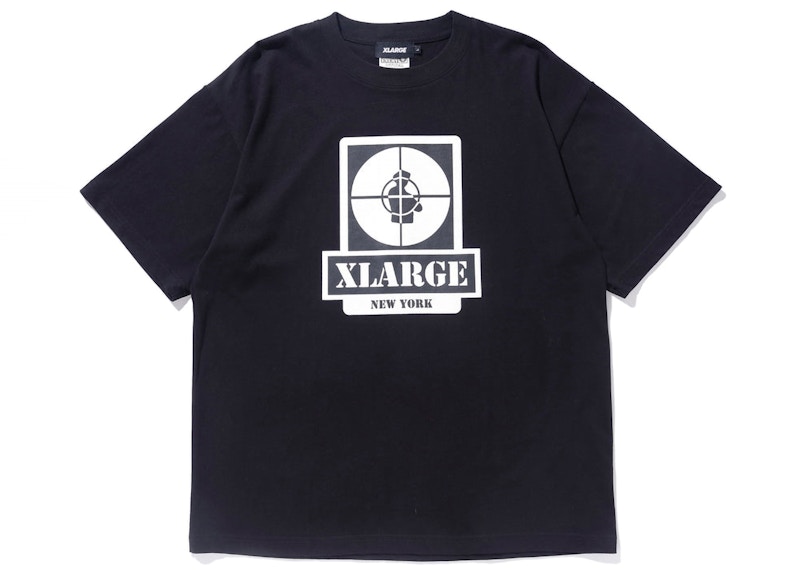 XLARGE x Public Enemy Box Logo T-Shirt Black Men's - FW22 - US