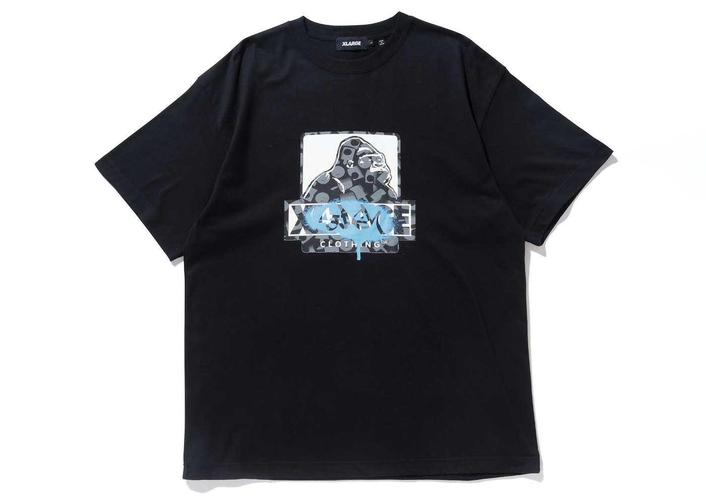 XLARGE x Stash OG Logo T-Shirt Black - FW22 - CN