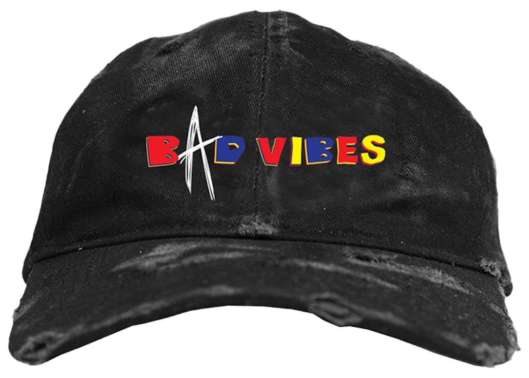 Pre-owned Xxxtentacion Bad Vibes Forever Hat I Black/multi