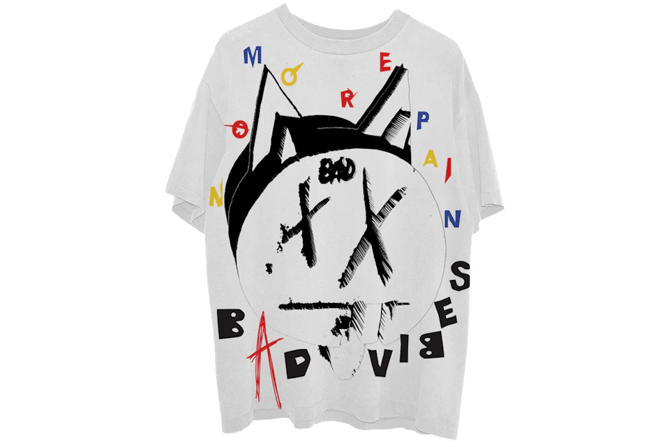 XXXTentacion Bad Vibes Forever III T-shirt White