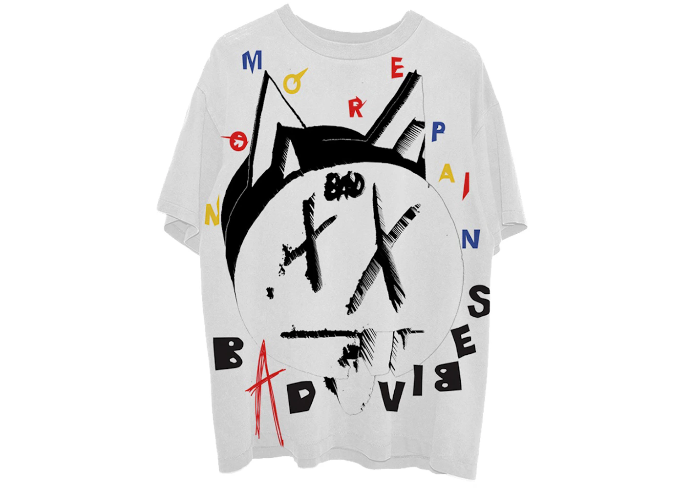 XXXTentacion Bad Vibes Forever III T-shirt White Men's - US