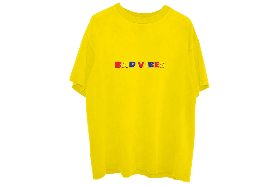 XXXTentacion Bad Vibes Forever T-shirt Yellow