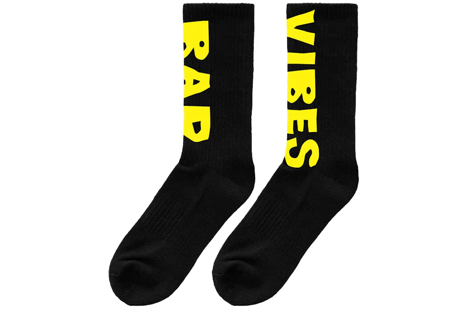 XXXTentacion Bad Vibes Socks II Black/Yellow
