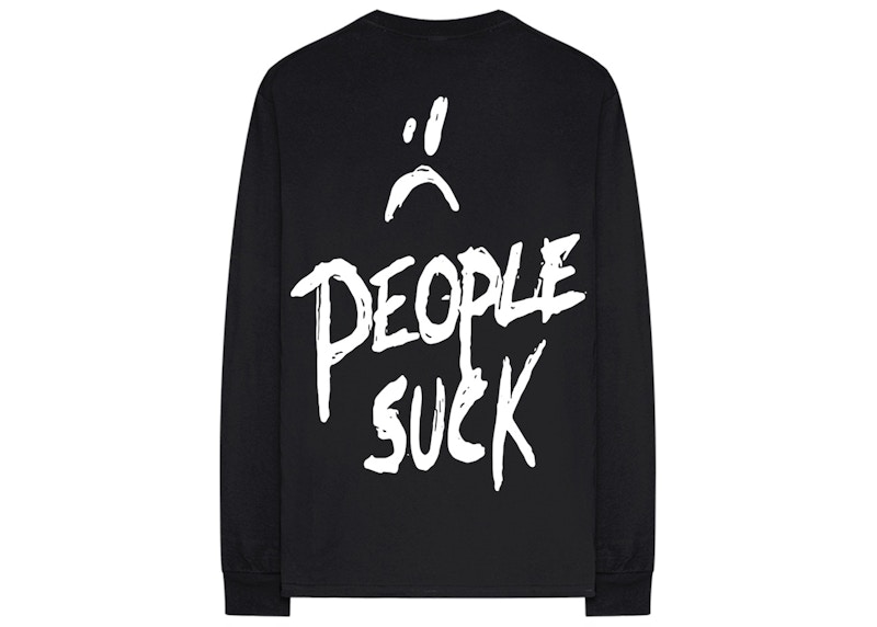 XXXTentacion People Suck L/S T-shirt Black Men's - US