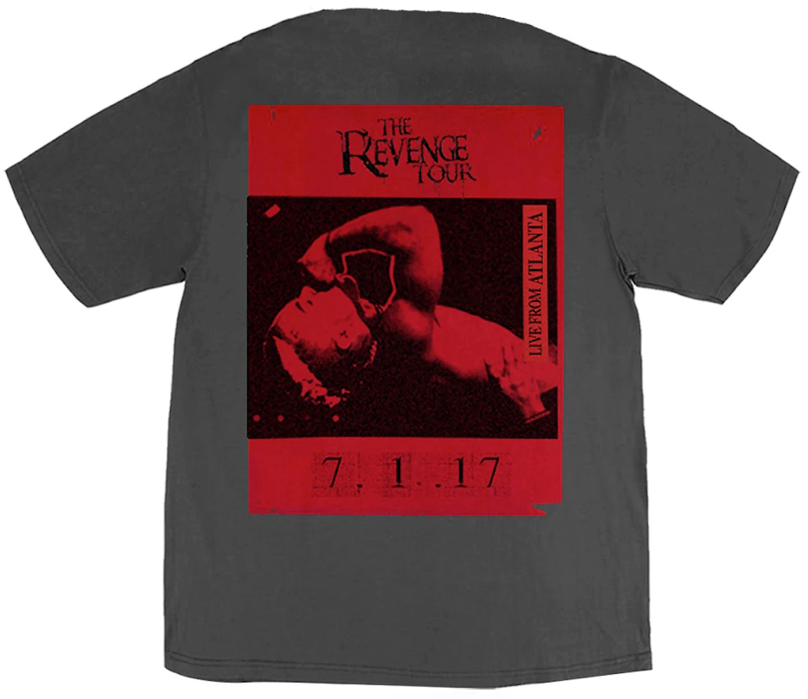 XXXTentacion The Revenge Tour Atlanta T-shirt Washed Black Men's - 2020 ...