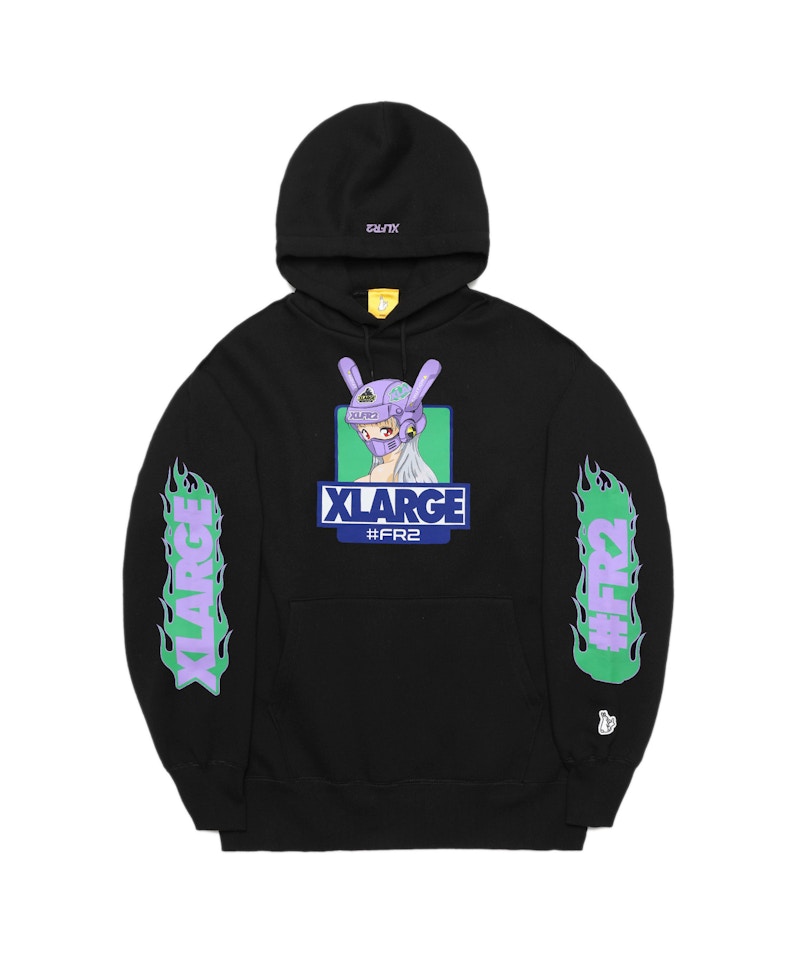 XLARGE #FR2 Biker girl Exclusive Hoodie-