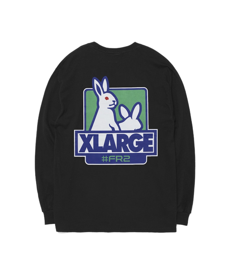 XLARGE x FR2 Icon Longsleeve Black Men's - FW20 - US