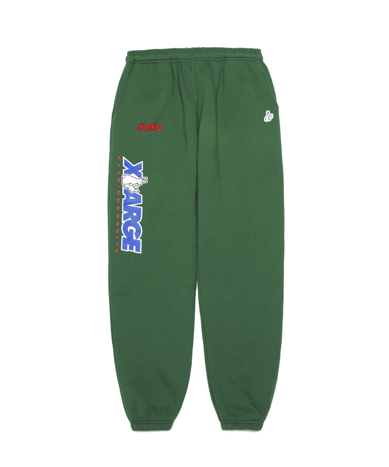 XLARGE x FR2 Sweatpants Green - FW20 - US