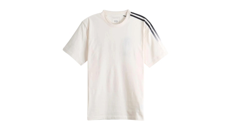 Y-3 Gradient Stripes Short Sleeve Tee Cwhite