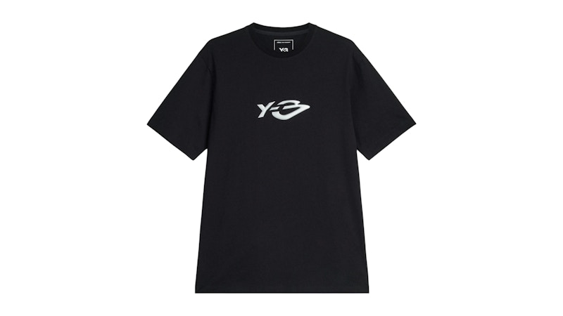 Y-3 Logo LS Tee Black