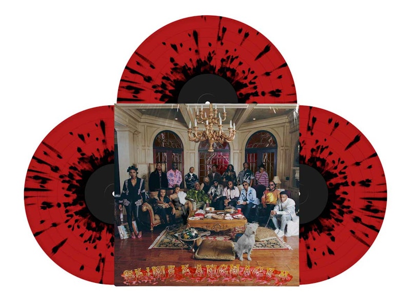 YSL Slime Language 2 3XLP Vinyl Red with Black Splatter GB