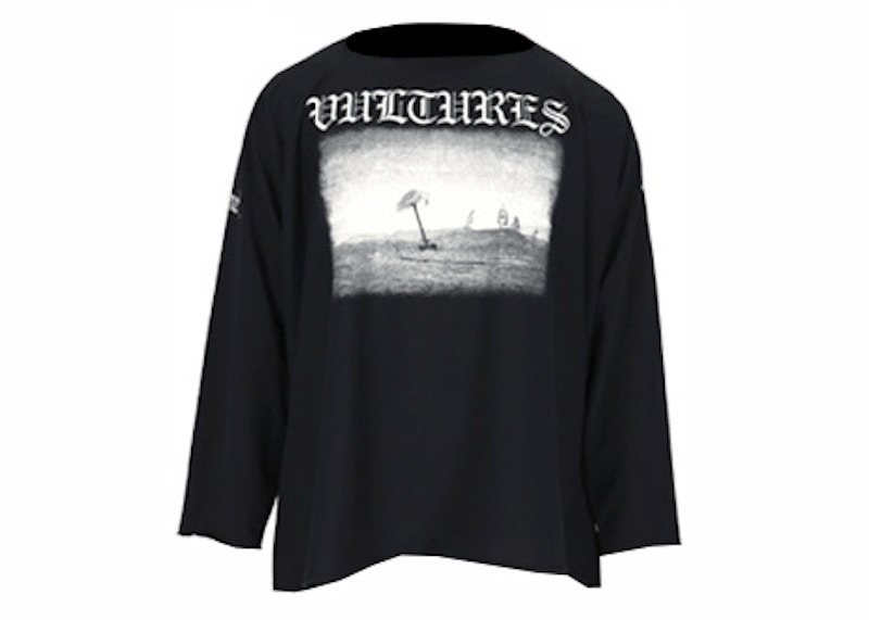 サイズ【希少】YZY　VULTURES BLACK LONG T