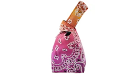 Yaito Tie Dye Paisley Knot Bag Pink