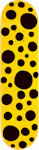 Yayoi Kusama Black Dots Skateboard Deck Large Dots