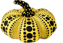 Yayoi Kusama Large Pumpkin Plush Figure Yellow