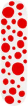 Yayoi Kusama Red Dots Skateboard Deck Large Dots