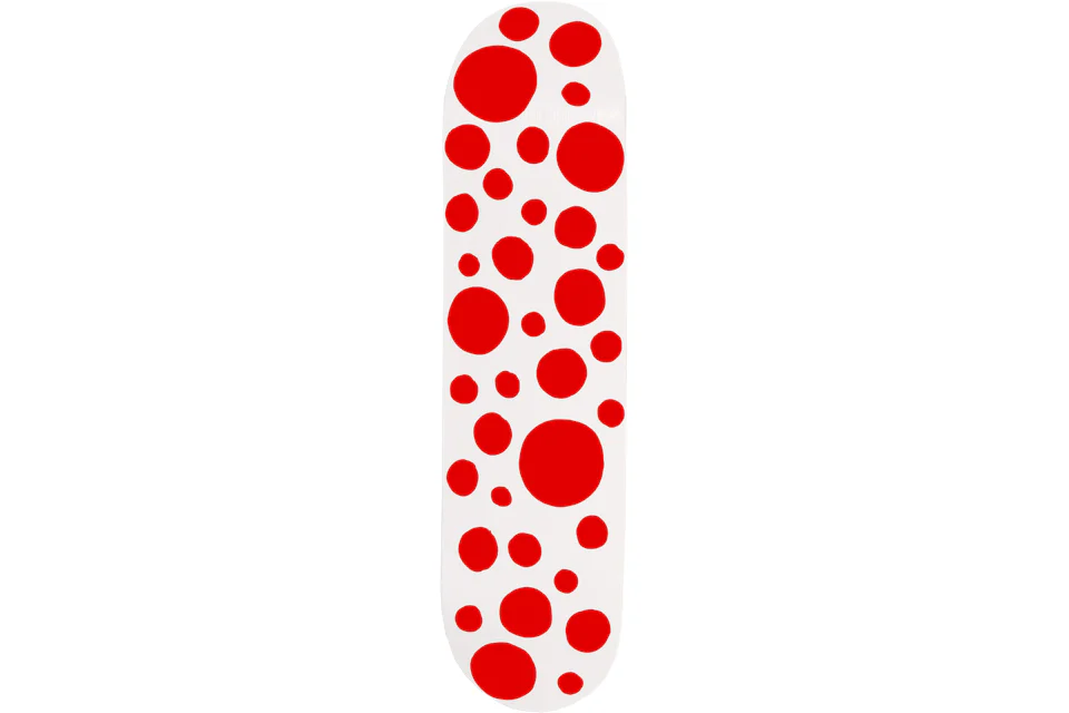 Yayoi Kusama Red Dots Skateboard Deck Large Dots