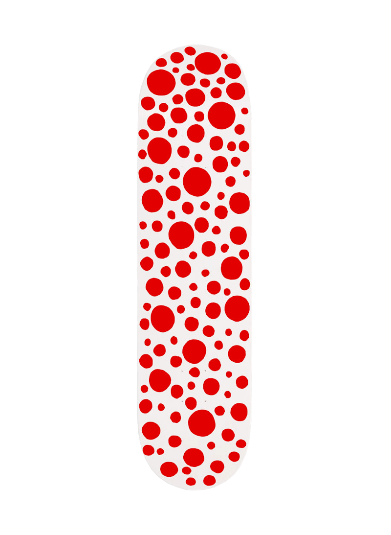 Yayoi Kusama Red Dots Skateboard Deck Small Dots 2018 US