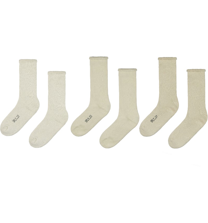 Yeezy Bouclette Socks (3 Pack) Color One Men's FW18 US
