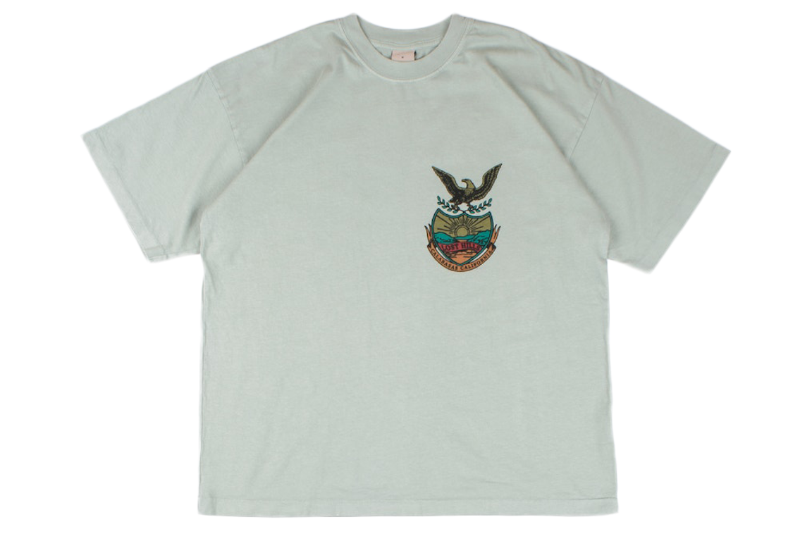 Pre-owned Yeezy Calabasas Eagle Print T-shirt Hospital