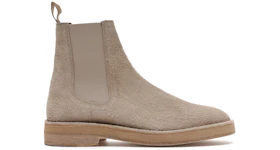 Yeezy Chelsea Boot Thick Shaggy Suede Taupe