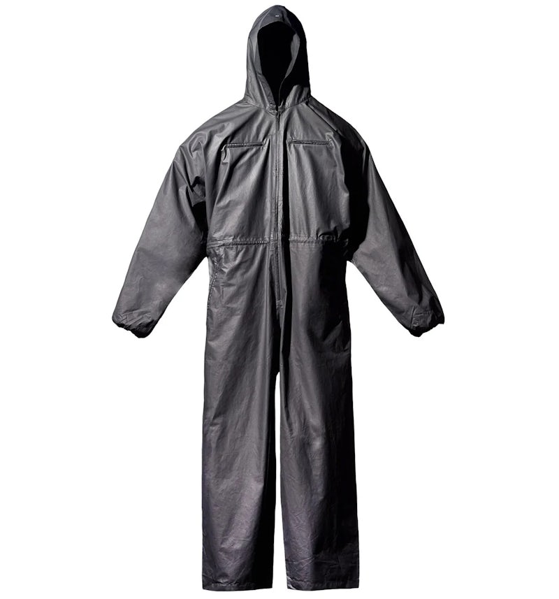Yeezy Gap Coated Cotton Overalls Black FW22 US