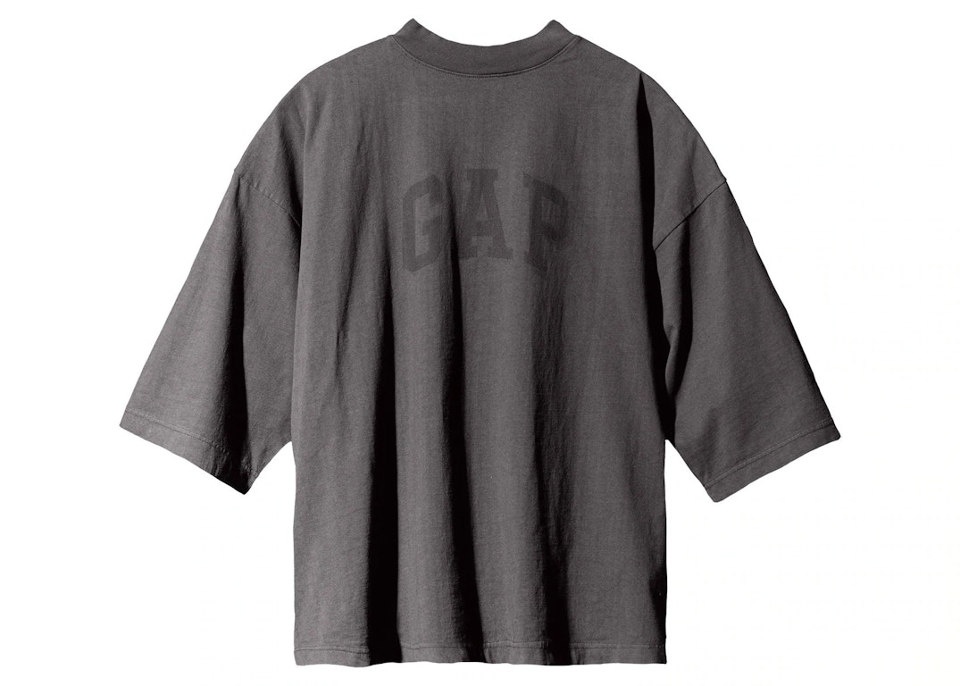 Pre-owned Yeezy Gap Dove 3/4 Sleeve Tee Dark Grey