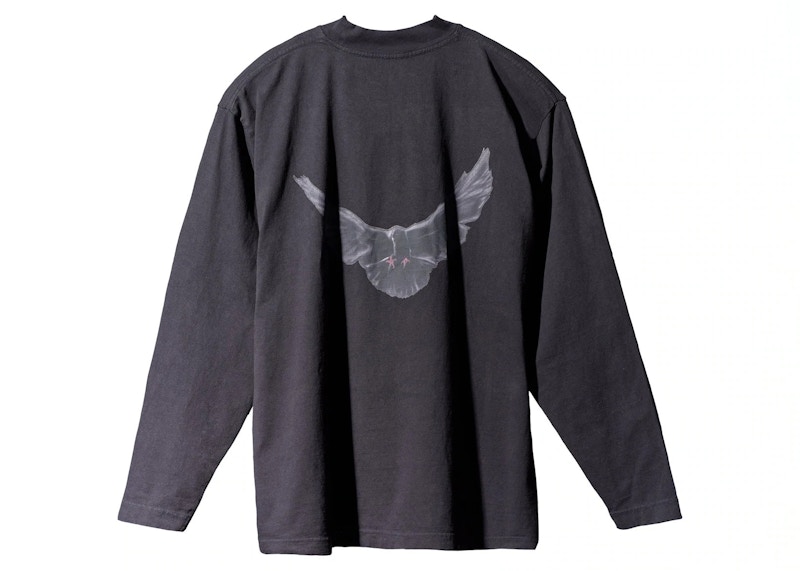 Yeezy Gap Dove Longsleeve Tee Black Men's - SS22 - US