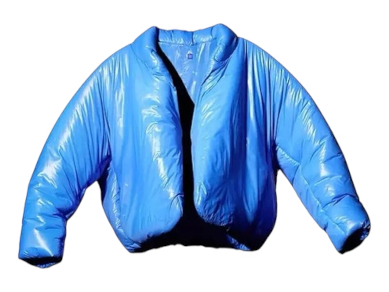 yeezy gap balenciaga ダウンジャケット　M BLUE Yeezy Gap Engineered By Balenciaga Round Puffer Jacket Blue