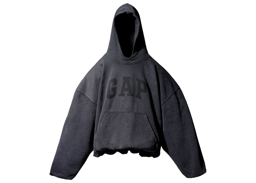 Yeezy Gap Engineered by Balenciaga Dove Hoodie Washed Black - SS22 