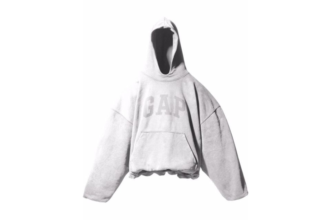 Pre-owned Yeezy Gap Engineered By Balenciaga Dove Hoodie White