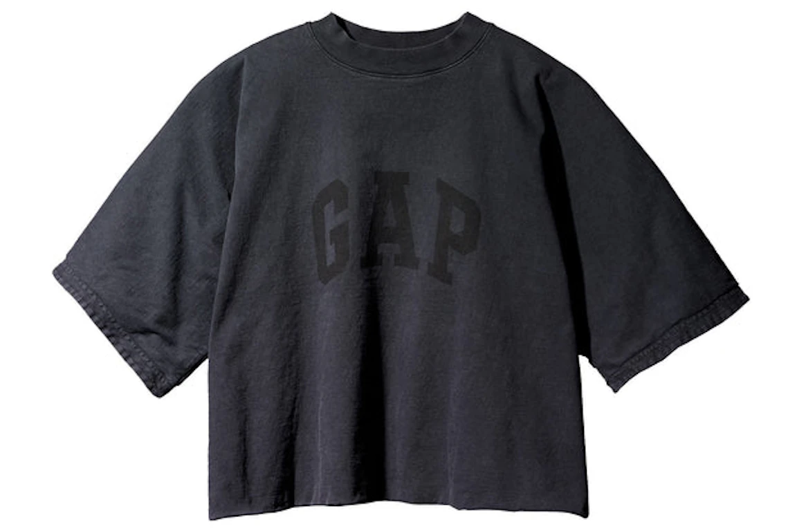 Yeezy Gap Engineered by Balenciaga No Seam Tee Washed Black
