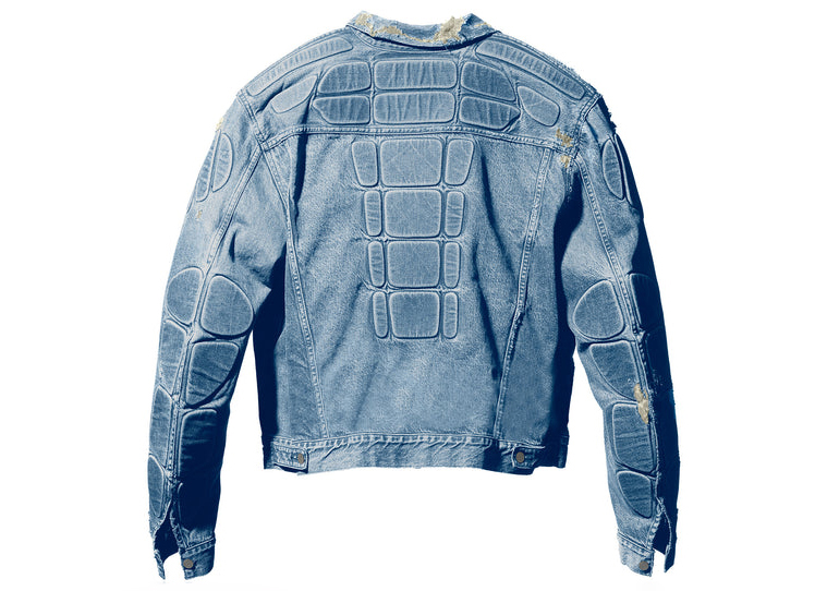 Yeezy Gap Engineered by Balenciaga Padded Denim Jacket Blue - SS22 